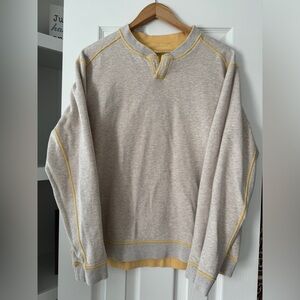 TOMMY BAHAMA REVERSIBLE LIKE NEW! MEN’S FLIPRIDER LIGHTWEIGHT SWEATSHIRT SZ M/L